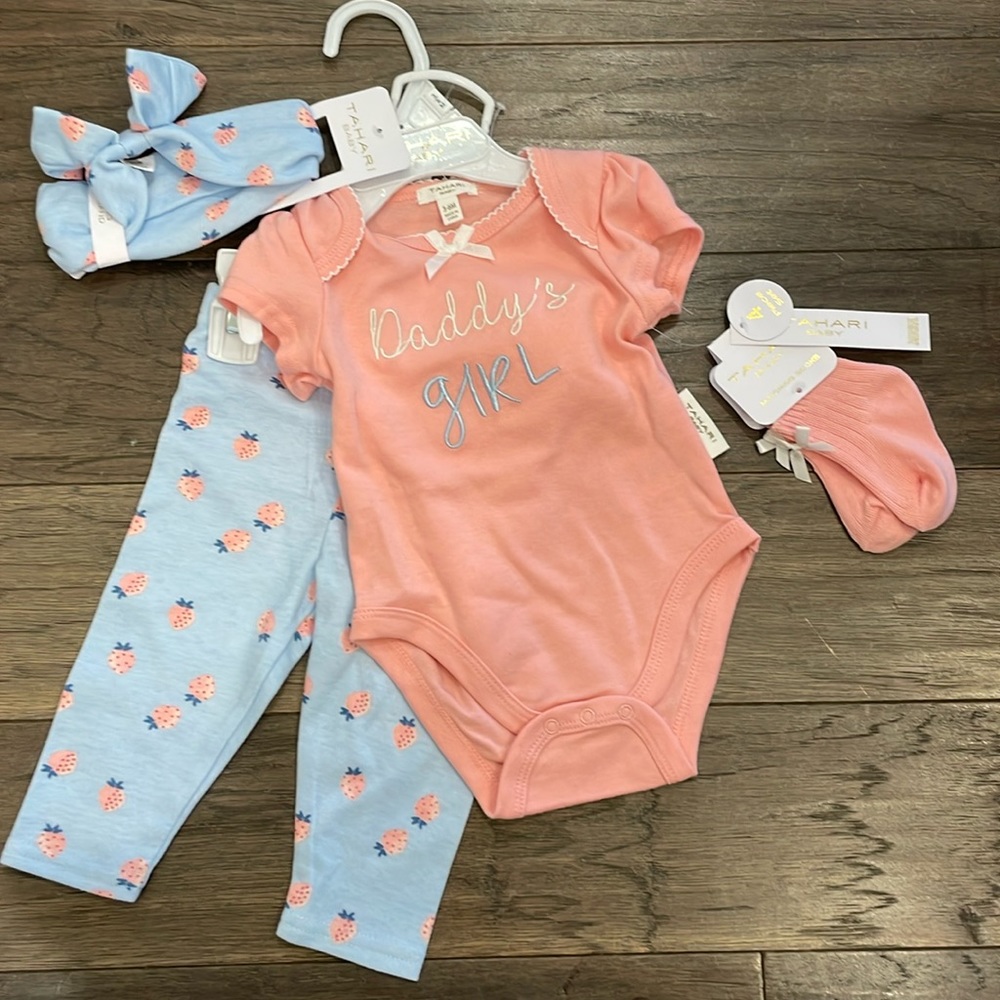 Baby Girl 4pc Outfit
